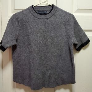 Zara Knit Crop Top Size Medium EUC!!